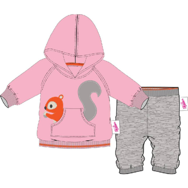 Baby Born Kleider Kollektion Dolly Moda Jogginganzug pink, Größe 38-46cm 870044
