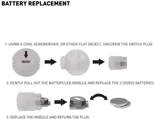 NITE Ize GlowStreak LED Wurfball Transparent 1St.