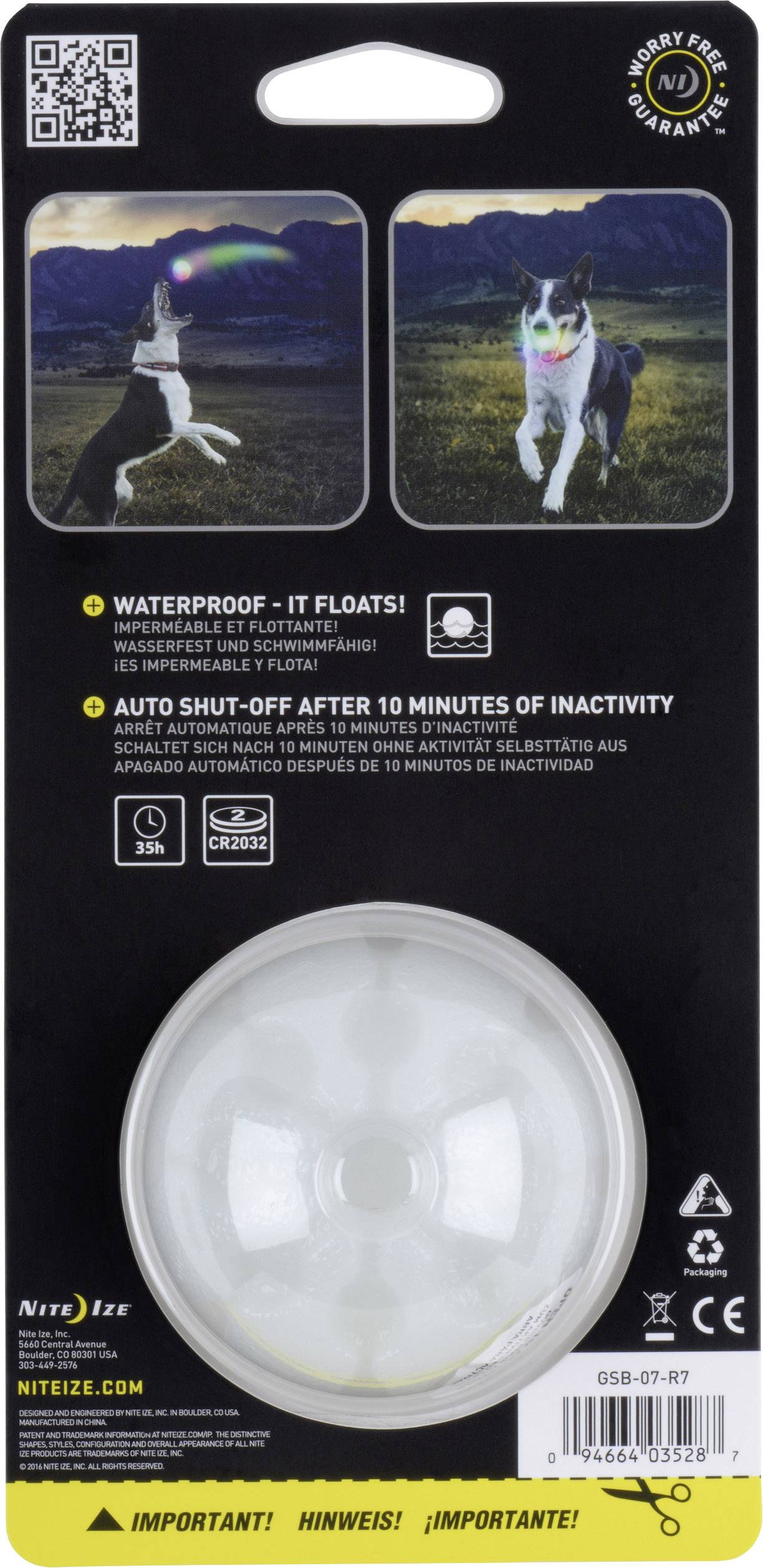 NITE Ize GlowStreak LED Wurfball Transparent 1 St.