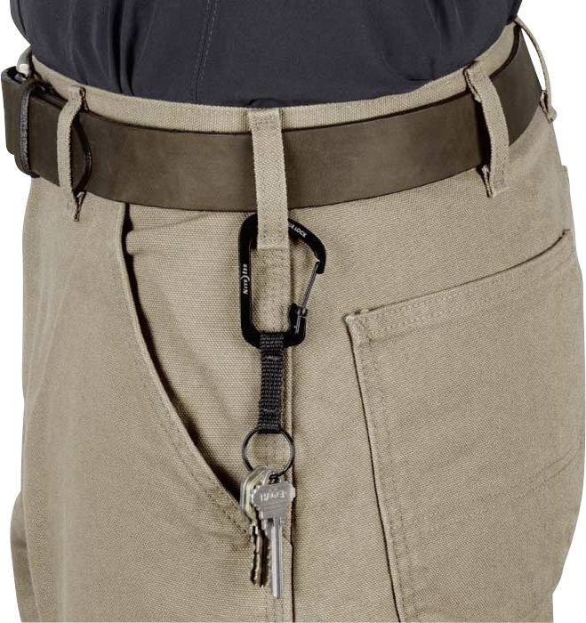 NITE Ize Schlüssel-Karabiner NI-CSLW3-01-R6 Keyring Gr.3 Schwarz 1St.