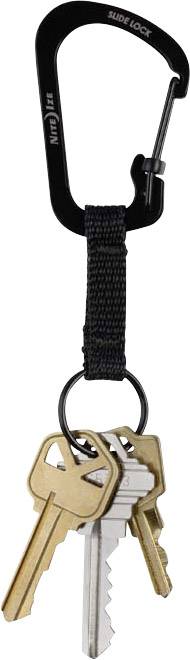 NITE Ize Schlüssel-Karabiner NI-CSLW3-01-R6 Keyring Gr.3 Schwarz 1St.