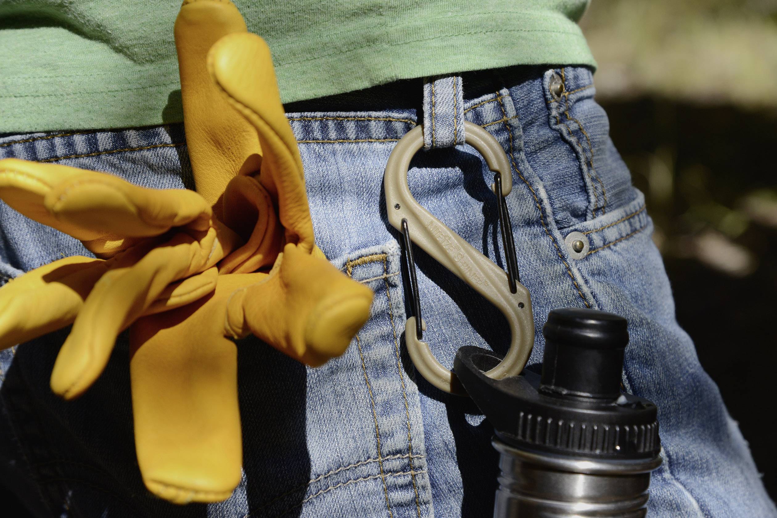 NITE Ize NI-SBP4-03-01BG Karabiner S-Biner Gr. 4 88mm x 38mm x 8mm 1St.