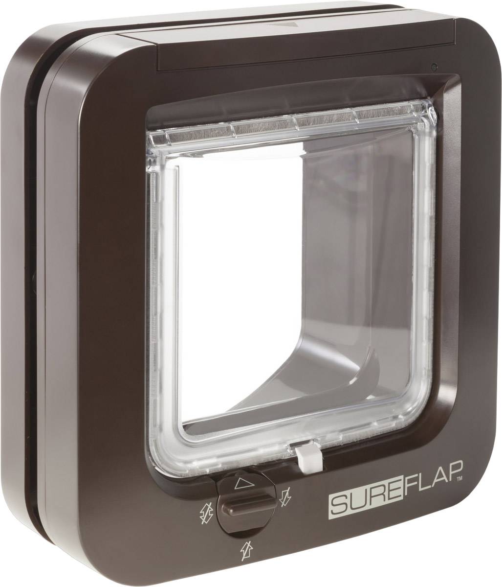 SureFlap Mikrochip Cat door Katzenklappe Braun 1 St.