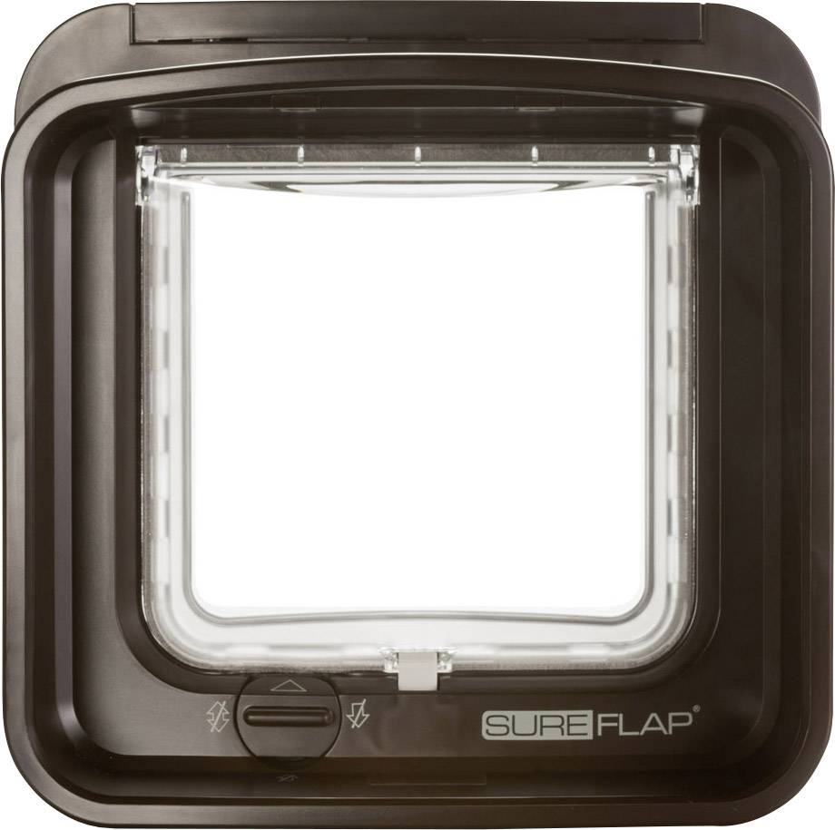 SureFlap Mikrochip DualScan Haustierklappe Braun 1St.
