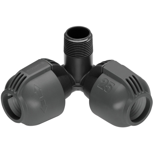 Pièce angulaire GARDENA système Sprinkler 02783-20 26,44 mm (3/4") (filet ext.)
