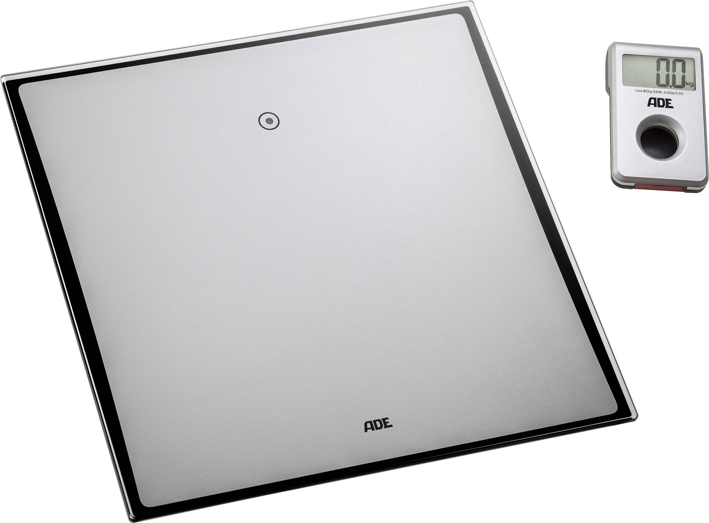 ADE BE 1307 Tilda Digitale Personenwaage Wägebereich (max.)=180 kg Silber Funk-Display
