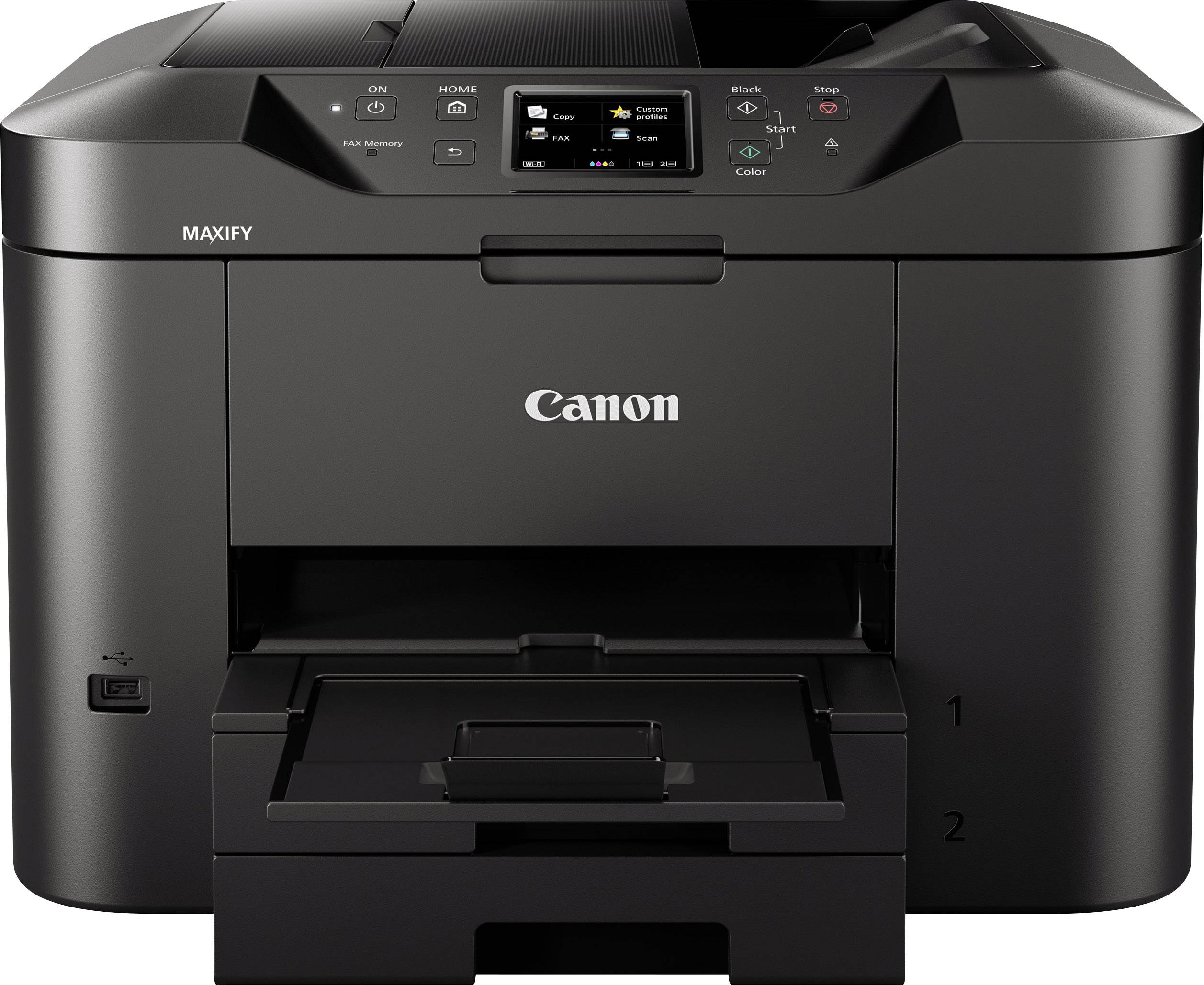 Canon MAXIFY MB2750 Multifunktionsdrucker Tintenstrahl Farbe A4 Drucker, Scanner, Kopierer, Fax LAN, WLAN, Duplex, ADF
