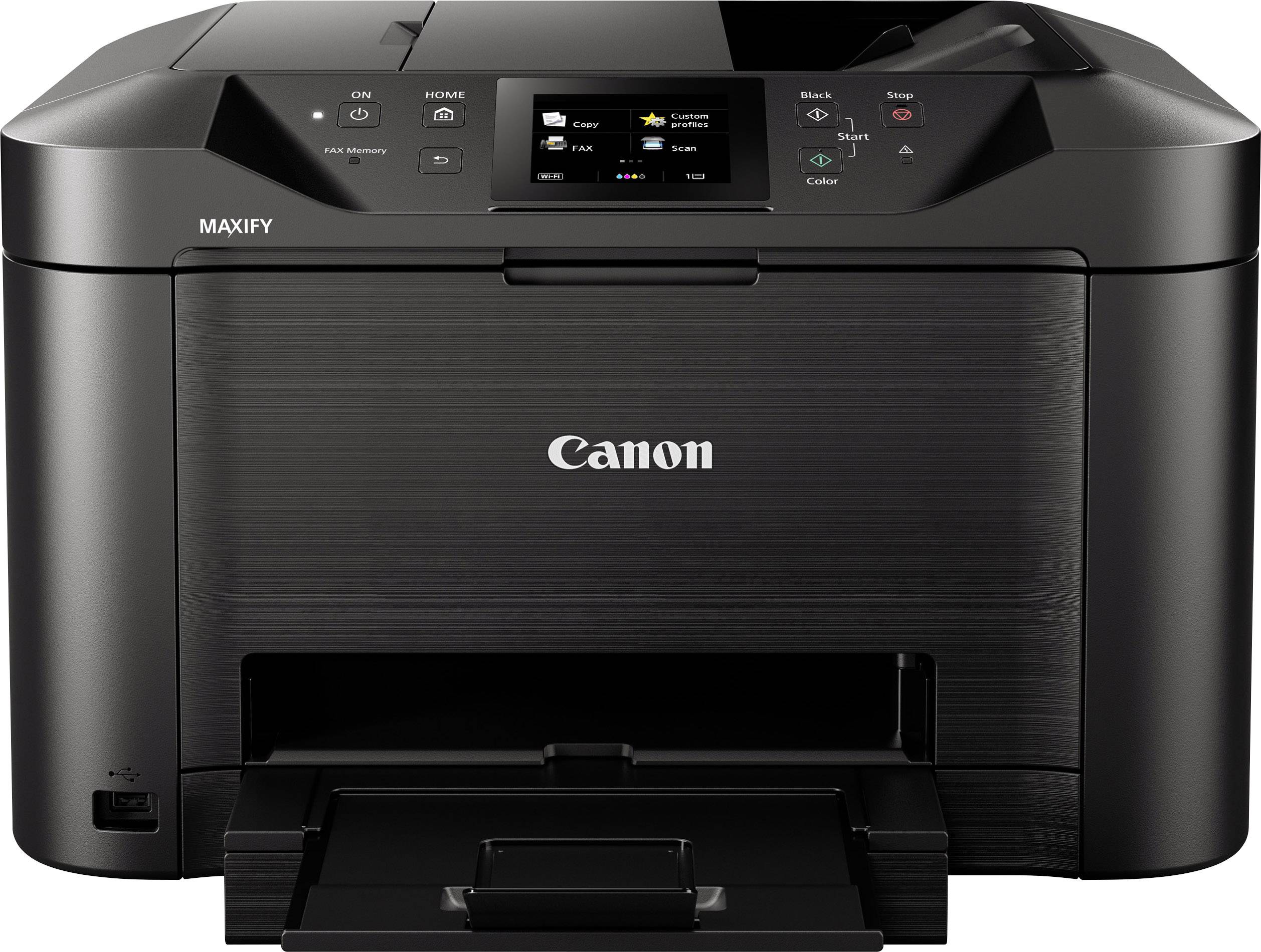 Canon Multifunktionsdrucker Tintenstrahl Farbe A4 Drucker, Scanner, Kopierer, Fax LAN, WLAN, Duplex, Duplex-ADF