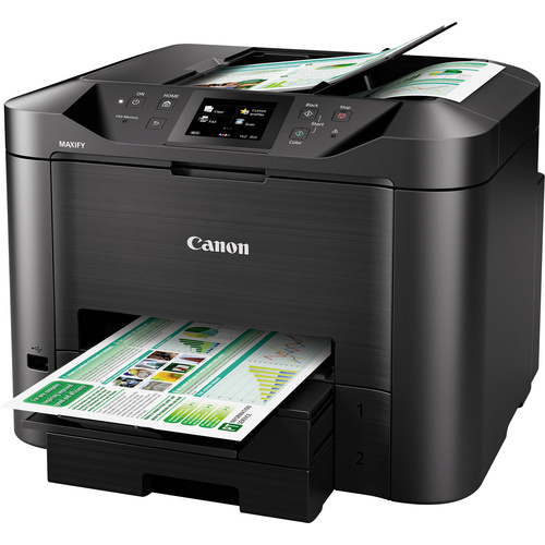Canon MAXIFY MB5450 Farb Tintenstrahl Multifunktionsdrucker A4 Drucker, Scanner, Kopierer, Fax LAN, WLAN, Duplex, Duplex-ADF