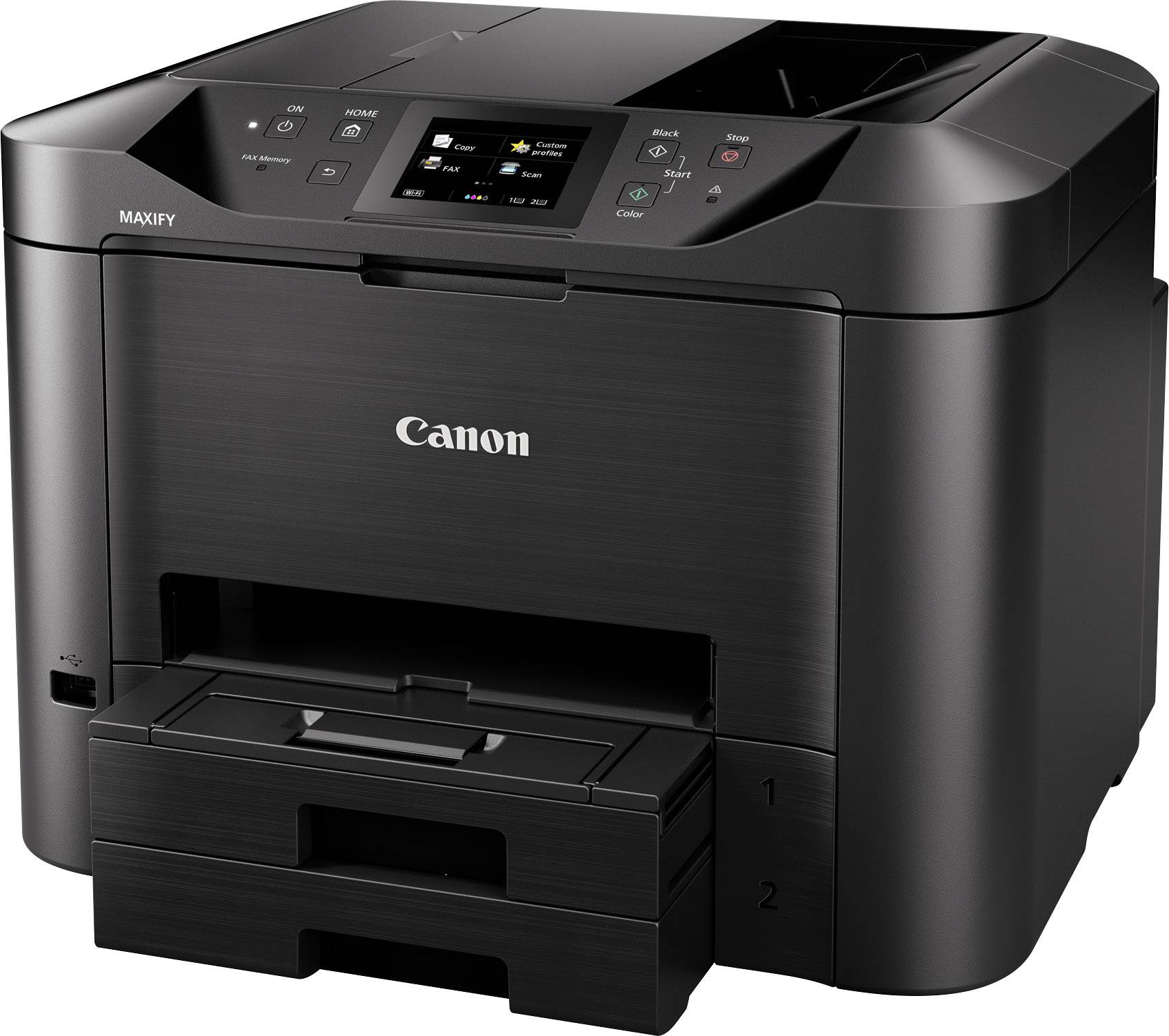 Canon MAXIFY MB5450 Multifunktionsdrucker Tintenstrahl Farbe A4 Drucker, Scanner, Kopierer, Fax LAN, WLAN, Duplex, Duplex-ADF