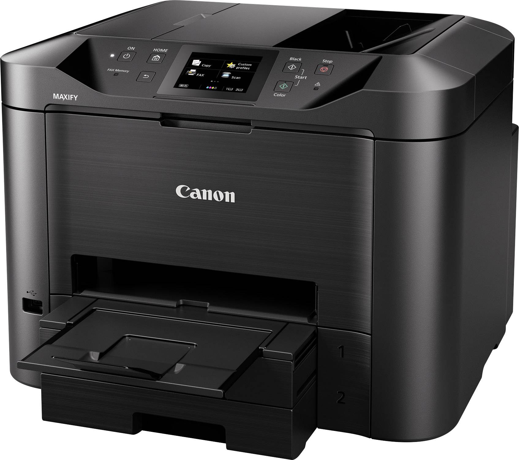 Canon MAXIFY MB5450 Multifunktionsdrucker Tintenstrahl Farbe A4 Drucker, Scanner, Kopierer, Fax LAN, WLAN, Duplex, Duplex-ADF