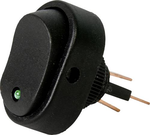 HP Autozubehör 28473 Kfz-Wippschalter 12 V 16 A 1 x Aus/Ein rastend 1 St.