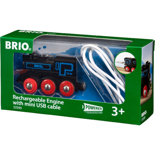 Locomotive sans fil noir brio avec mini-USB Brio 33599 1 pc(s)
