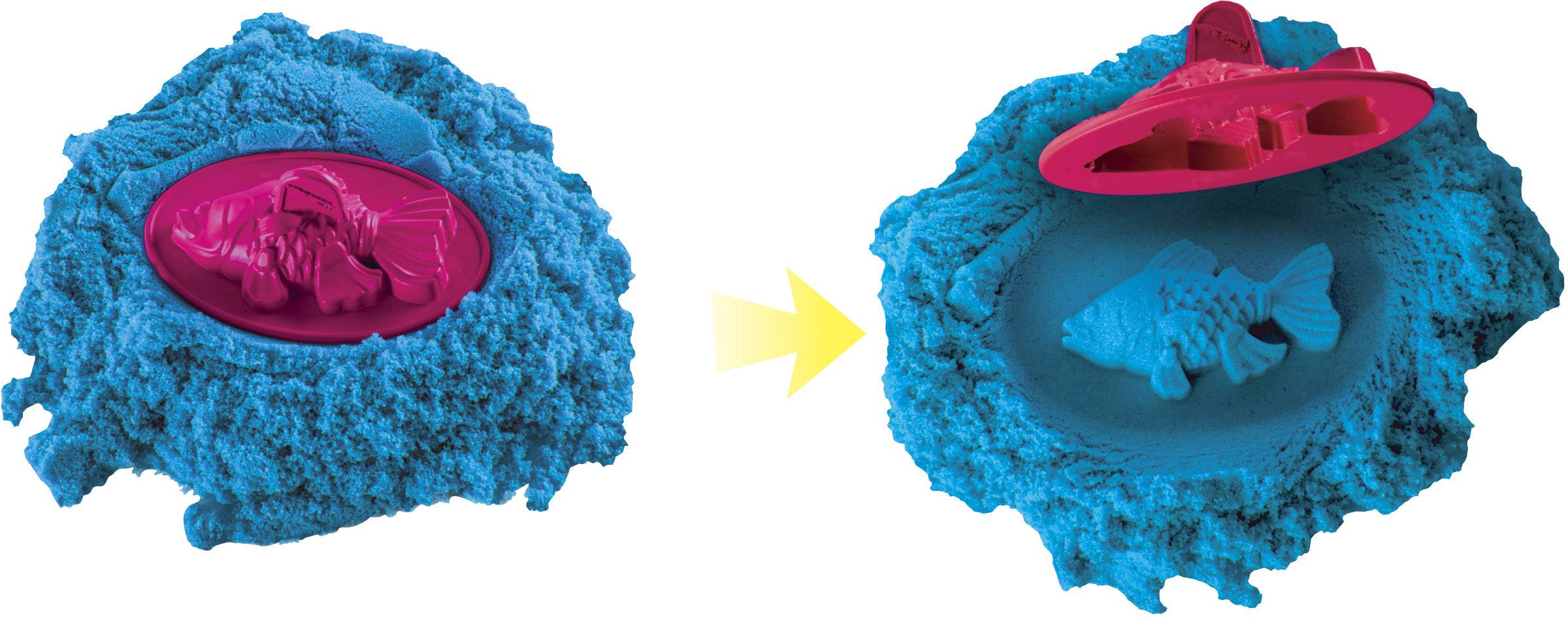 Spin Master - Kinetic Sand Box Set blau, 454g