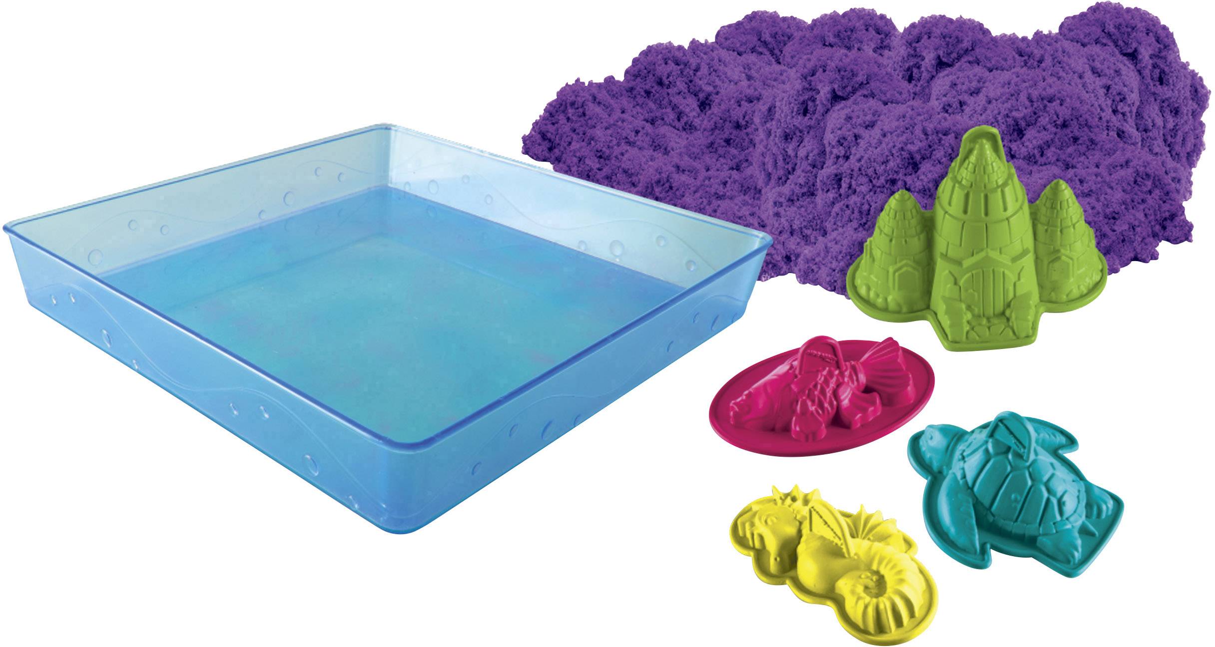 Spin Master - Kinetic Sand Box Set blau, 454g