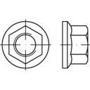 TOOLCRAFT 147243 Flachbundmuttern M20 DIN 74361 Stahl 100St.