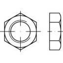 TOOLCRAFT 147255 Sechskantmuttern M30 DIN 80705 Stahl galvanisch verzinkt, gelb chromatisiert 25St.