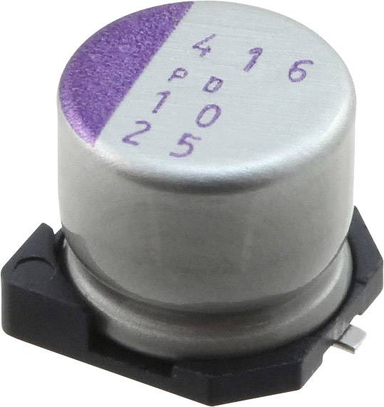 Panasonic 25SVPD10M Elektrolyt-Kondensator SMD 10 µF 25 V 20 % (Ø) 6.3 mm 1 St.