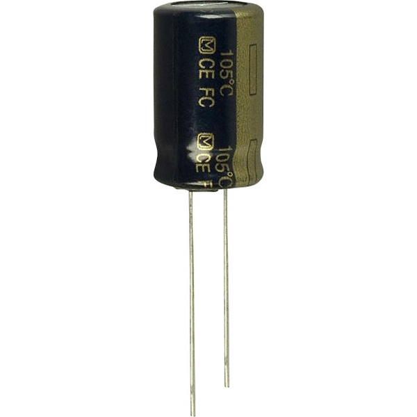 Panasonic EEU-FC1J221S Elektrolyt-Kondensator radial bedrahtet 5mm 220 µF 63V 20% (Ø) 12.5mm