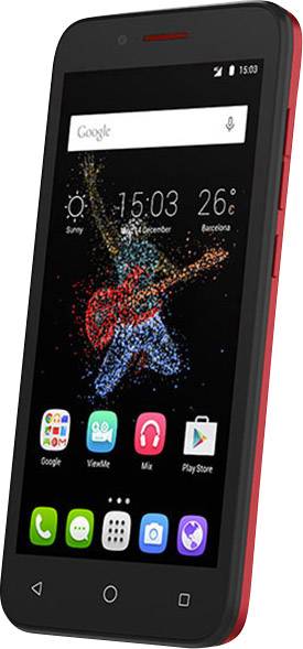 Alcatel GO Play Outdoor Smartphone 8 GB 12.7 cm (5 Zoll) Schwarz, Rot Android™ 5.0 Lollipop