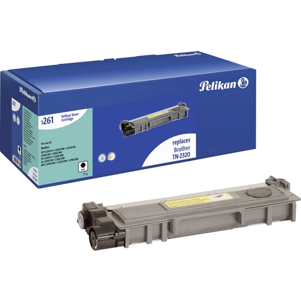 Pelikan Toner ersetzt Brother TN-2320 Kompatibel Schwarz 2600 Seiten 1261 Pelikan Toner ersetzt Brother TN-2320 Kompatibel Schwarz 2600 Seiten 1261