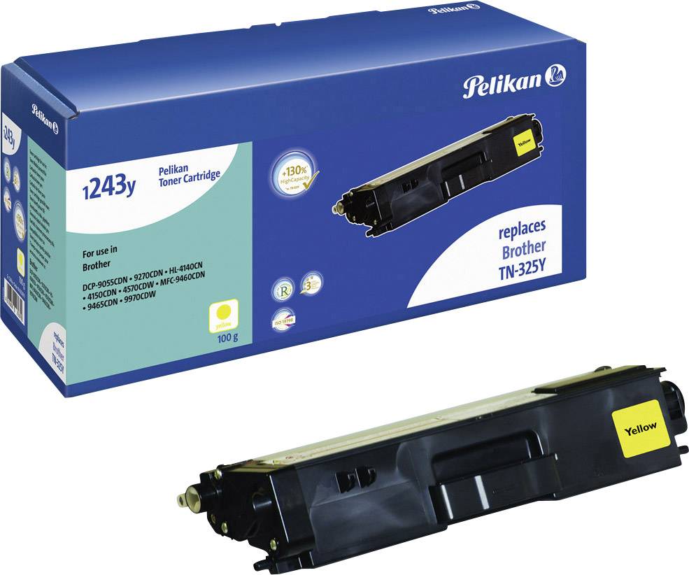 Toner kompatibel mit Brother TN-325y 3.500 Seiten gelb