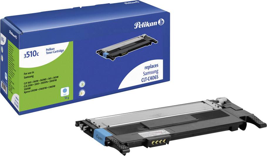 Pelikan Toner ersetzt Samsung CLT-C406S Kompatibel Cyan 1550 Seiten 3510C 4229717