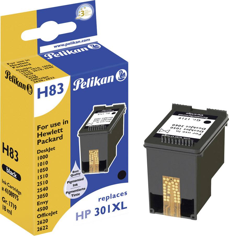 Tintenpatrone kompatibel mit HP301XL schwarz 18ml