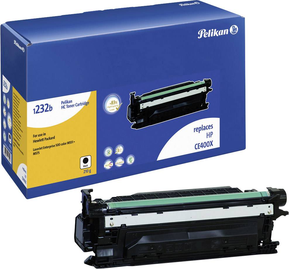 Pelikan Toner ersetzt HP 507X, CE400X Kompatibel Schwarz 13400 Seiten 1232B 4218049