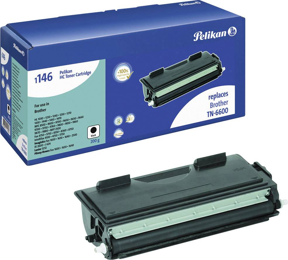 Pelikan Toner ersetzt Brother TN-6600 Kompatibel Schwarz 6000 Seiten 1146 622761