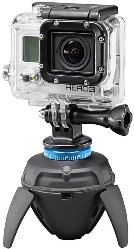 Cullmann SMARTpano 360 Spezialstativ 1/4 Zoll Arbeitshöhe=6.3 cm Schwarz Für Smartphones und GoPro