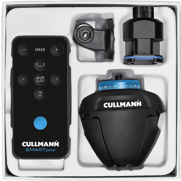 Cullmann SMARTpano 360 Spezialstativ 1/4 Zoll Arbeitshöhe=6.3 cm Schwarz Für Smartphones und GoPro