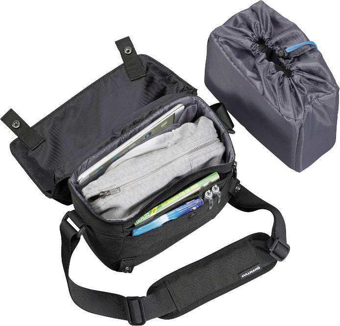 Cullmann MADRID TWO Maxima 125+ Kameratasche Innenmaß (B x H x T) 230 x 150 x 90 mm Tabletfach, Wasserdicht, Notebookfach Schwarz