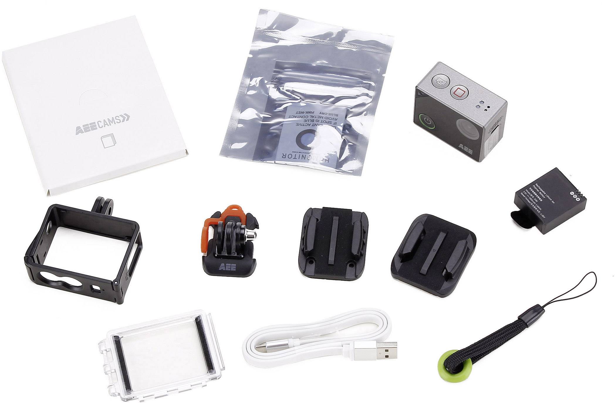 AEE Lyfe Silver Action Cam 4K, WLAN, Touch-Screen