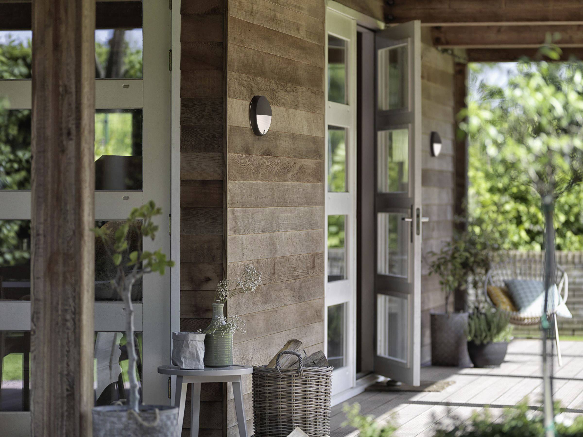 Philips LED Capricorn 164569316 LED-Außenwandleuchte mit Bewegungsmelder LED LED fest eingebaut 6W Anthrazit