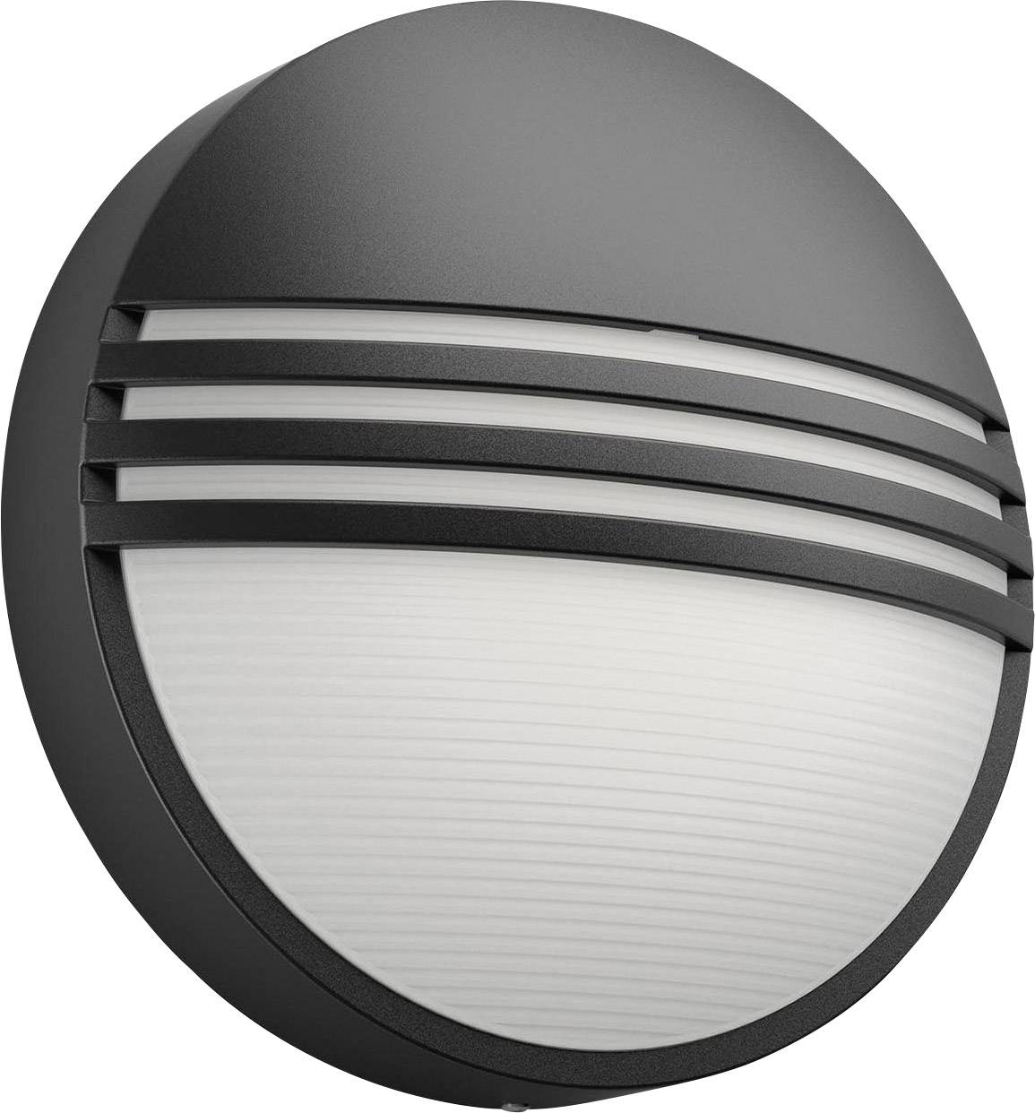 Philips LED Yarrow 172963016 LED-Außenwandleuchte LED LED fest eingebaut 6W Schwarz