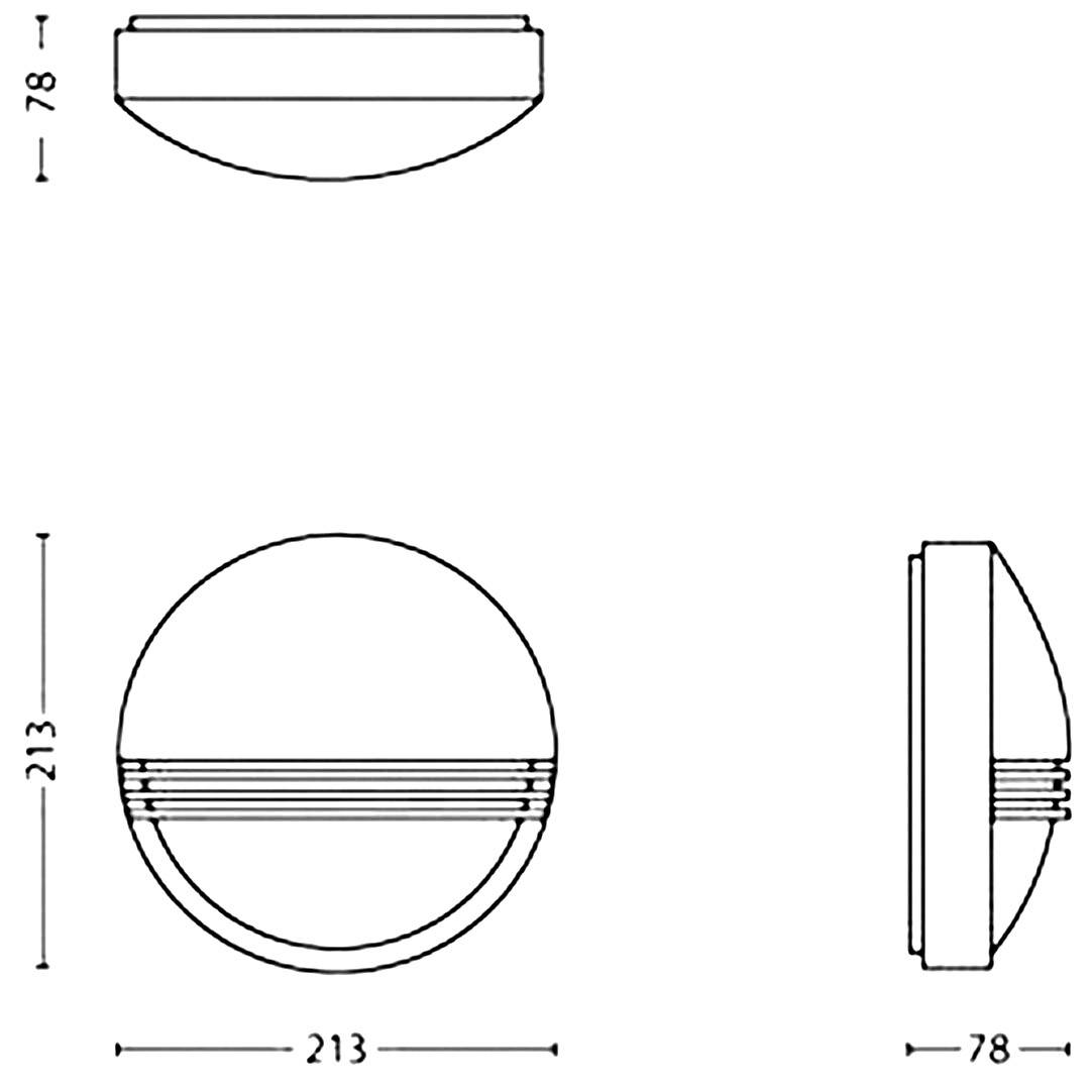 Philips LED Yarrow 172963016 LED-Außenwandleuchte LED LED fest eingebaut 6W Schwarz