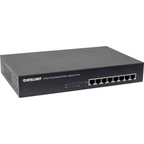 Intellinet 561075 Netzwerk Switch 8 Port 100MBit/s PoE-Funktion