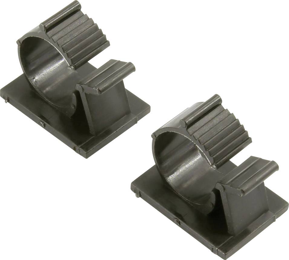 Befestigungssockel selbstklebend 93013c1217 Schwarz 10St.