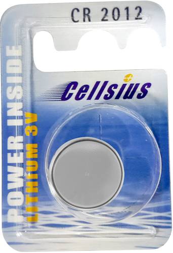 Cellsius Batterie CR2012 Knopfzelle CR 2012 Lithium 55 mAh 3V 1St.