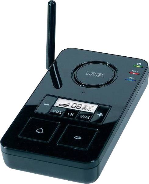 M-e modern-electronics 40753-1 Gegensprechanlage Funk 446MHz 2000m Schwarz