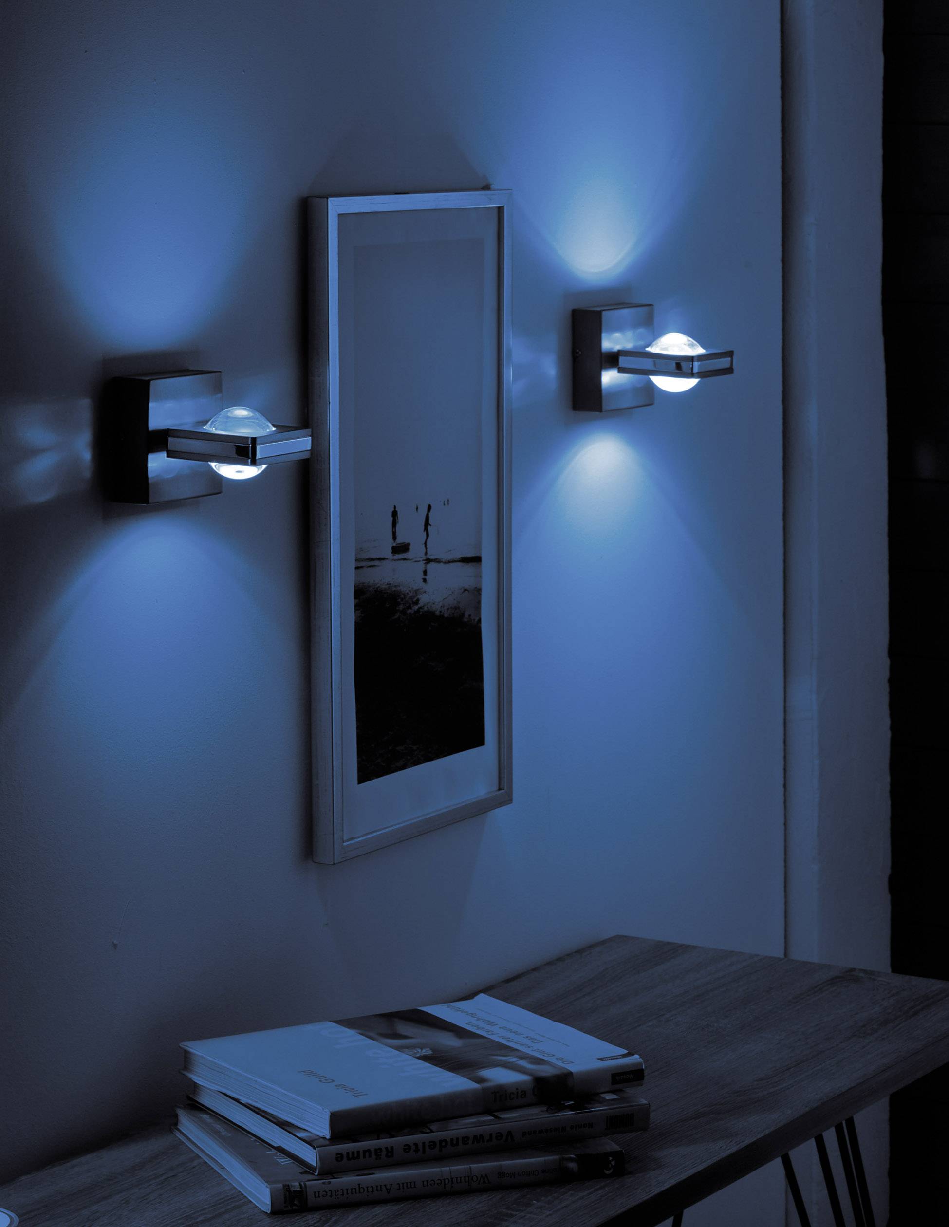 Paul Neuhaus Q® Wandleuchte Q®-LED Fisheye LED fest eingebaut 6 W RGB, Warmweiß