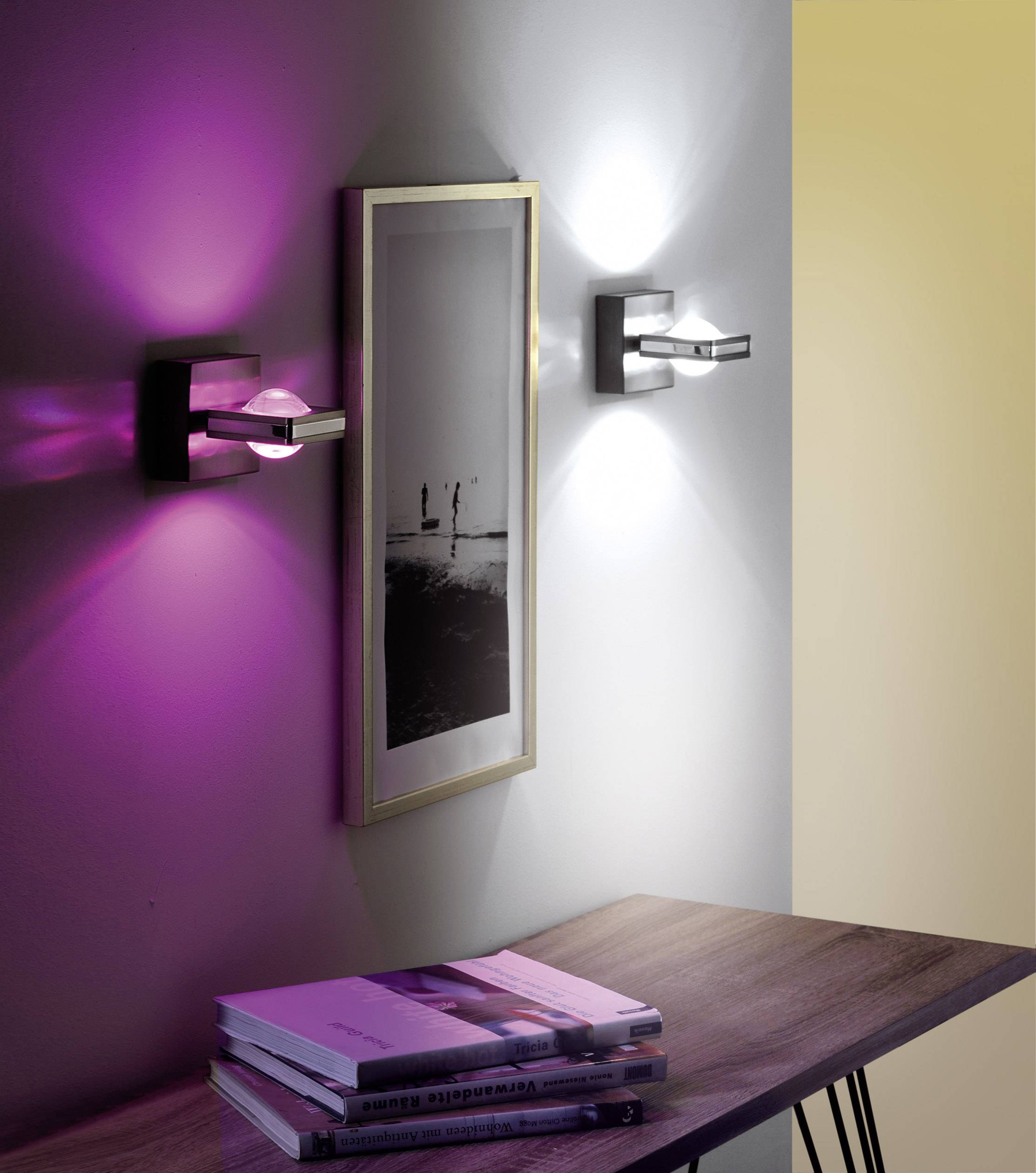 Paul Neuhaus Q® Wandleuchte Q®-LED Fisheye LED fest eingebaut 6 W RGB, Warmweiß