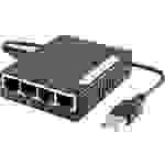 Renkforce RF-4451433 Network switch 5 ports 100 MBit/s USB power supply