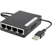 Renkforce RF-4451433 Netzwerk Switch 5 Port 100 MBit/s USB-Stromversorgung