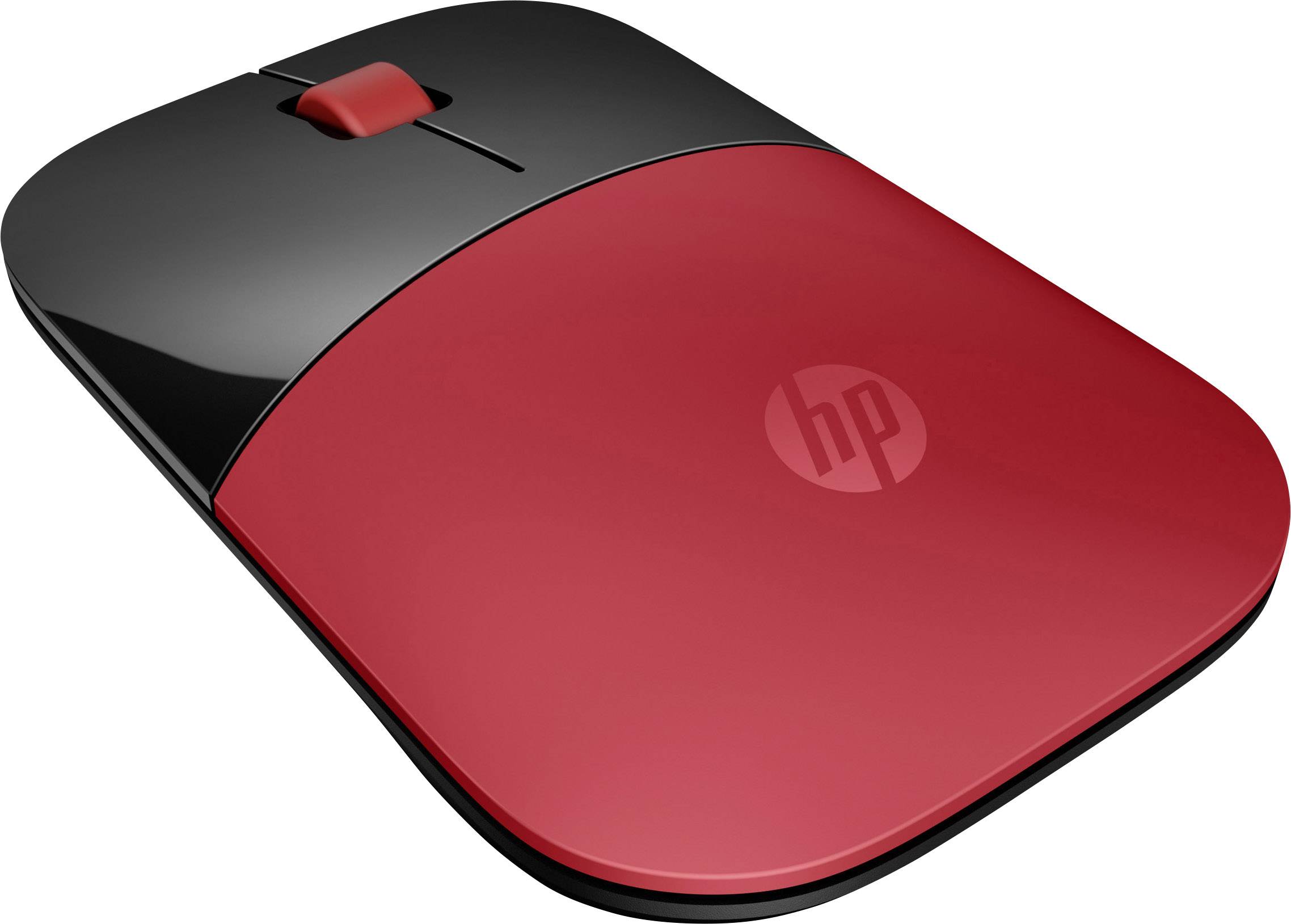HP Z3700 Maus Funk Optisch Schwarz, Rot 3 Tasten 1200 dpi