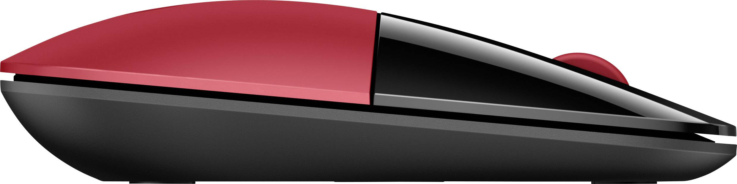 HP Z3700 Maus Funk Optisch Schwarz, Rot 3 Tasten 1200 dpi