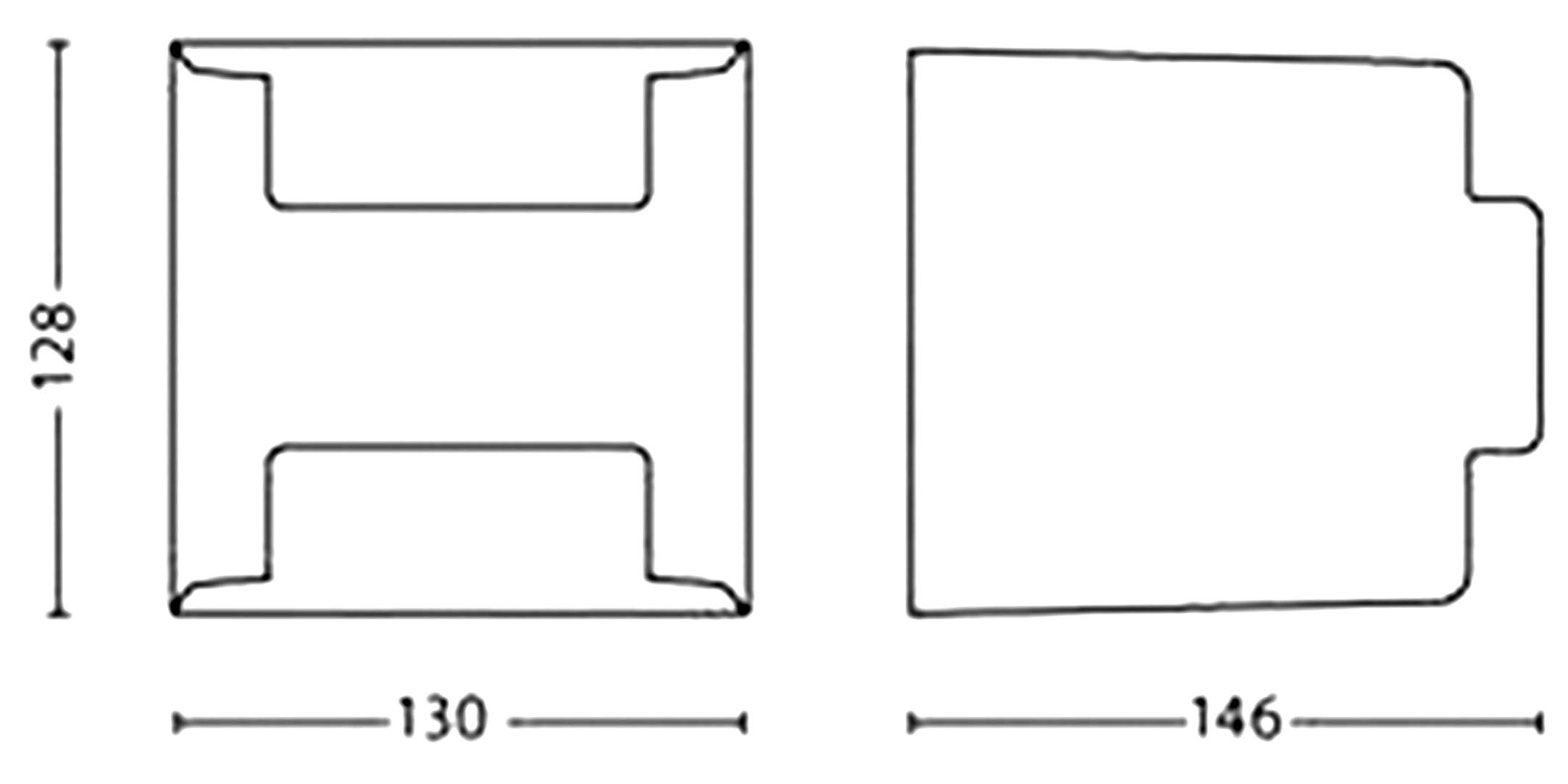 Philips LED Grass 173219316 LED-Außenwandleuchte LED LED fest eingebaut 9 W Anthrazit