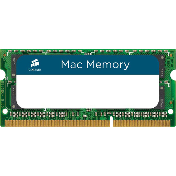 Corsair Mac Memory Laptop-Arbeitsspeicher Kit DDR3 16GB 2 x 8GB Non-ECC 1333MHz 240pin DIMM CL9 9-9-24 CMSA16GX3M2A1333C9