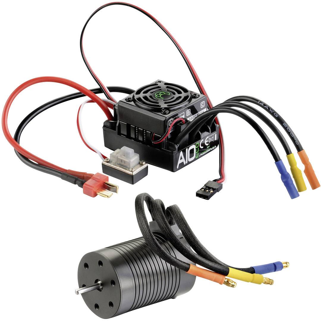 Moteur électrique Absima Thrust Eco 15T - Pour Modélisme, Balayé, Boîtier Fermé, Type 540